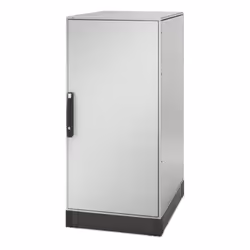 APC NSYSFRSEDC1268E, Freestanding rack, 24U, 400 kg, 100 kg, Black, Grey