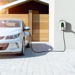 Schneider Electric EVH5A22N2S electric vehicle charging station Green, White Wall 1
