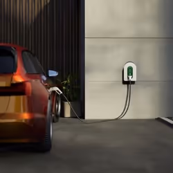 Schneider Electric EVH5A22N2S electric vehicle charging station Green, White Wall 1