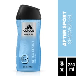 Adidas After Sport 3in1 Body, Hair And Face Shower Gel For Him 250ml
