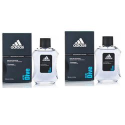 Adidas 2 x 100ml Eau de Toilette Spray - 2 x 100ml Ice Dive