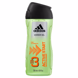 Adidas Active Start 250 ml, Shower gel, 250 ml, Adults, Men, Body & hair, Universal skin