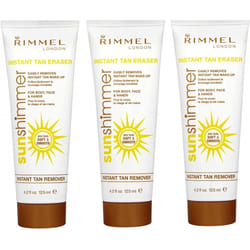 3 x Rimmel Sunshimmer Instant Tan Remover 125 ml