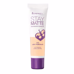 Rimmel London Stay Matte Foundation, 010 Light Porcelain, 30 ml