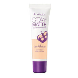 Rimmel London Stay Matte Foundation, 010 Light Porcelain, 30 ml