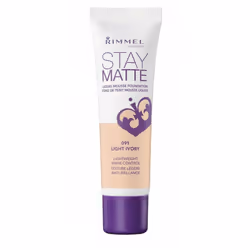 Rimmel London Stay Matte Liquid Mousse Foundation Shine Control 30ml Light Ivory #091