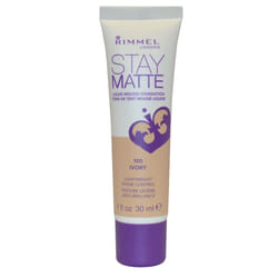 Rimmel London Stay Matte Liquid Mousse Foundation Shine Control 30ml Ivory #100
