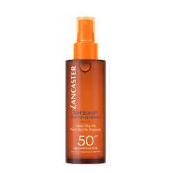 Lancaster Sun Beauty Satin Dry Oil SPF50 150ml, Sunscreen oil, Body, Spray, Protection, Normal skin, 150 ml