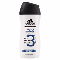 Adidas Hydra Sport, Shower gel, 250 ml, Adults, Men, Body & hair, Normal skin