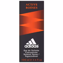 Adidas ACTIVE BODIES CONCENTRATE 100ml Eau de Toilette Spray Brand New