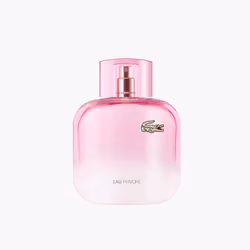 Lacoste L.12.12 Eau Fraiche Pour Elle Eau de Toilette 90ml, Women, 90 ml, Non-refillable bottle, Grapefruit, Mandarin, Pink p ...