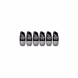 adidas Dynamic Pulse Anti-Perspirant Roll-On Deodorant for Men with Fresh Kick for up to 24 Hour Hold Pack of 6 x 50 ml