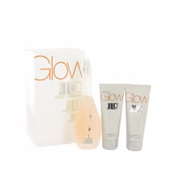 Glow by Jennifer Lopez Gift Set -- 3.4 oz Eau De Toilette Spray + 2.5 oz Body Lotion + 2.5 oz Shower Gel