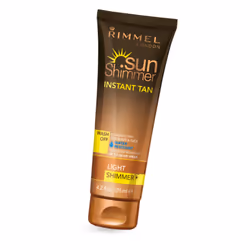 Rimmel Sunshimmer Instant Tan Shimmer Water Resistant, Mousse, Aqua/Water/Eau, Glycerin, Hydrogenated Polyisobutene, Mica, Po ...