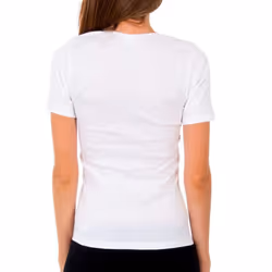 Camiseta Milan Manga Corta Para Mujer 4756 - white, M