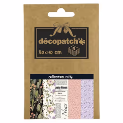 Décopatch DP016O, Art paper, 5 sheets