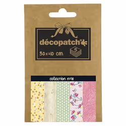 Décopatch DP018O, Art paper, 5 sheets