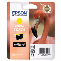 Epson Flamingo Singlepack Yellow T0874 Ultra Gloss High-Gloss 2