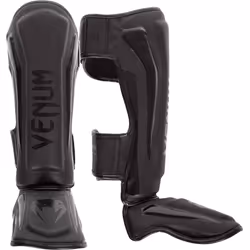 Venum Elite Standup Shinguards Matte/Black X-Large