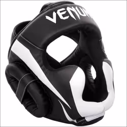 Venum Elite Head Guard Black/White