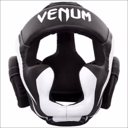 Venum Elite Head Guard Black/White