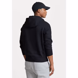 Polo Ralph Lauren Men's Classic Fleece Full Zip Pony Logo Hooded Sweatshirt - UK Size XL, Black