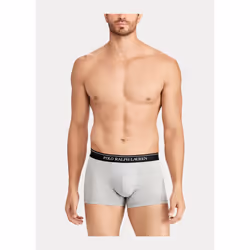 Polo Ralph Lauren Classic Boxer Trunks 3-Pack ( White/Heather/Black ) - XL