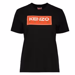 Kenzo Paris Block Logo Black T-Shirt - S
