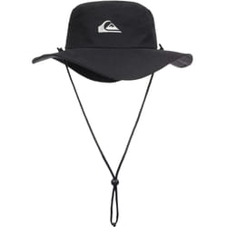 Quiksilver Mens Bushmaster Safari Trekking Bucket Boonie Hat - S/M, Black