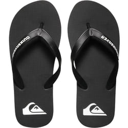 Quiksilver Boys Kids Molokai Summer Beach Thongs Sandals Flip Flops - 10K UK, Black