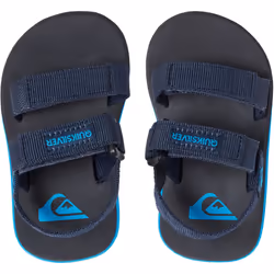 Quiksilver Infants Toddlers Monkey Caged Strappy Thongs Sandals Flip Flops - 3K UK, Blue/Grey