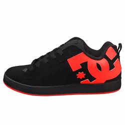 DC Shoes Court Graffik Womens Skate Trainers in Black Pink - 5.5 UK