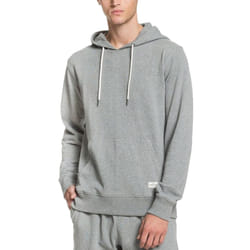 Quiksilver Mens Essentials Organic Casual Regular Fitting Pullover Hoodie Top - M, Grey