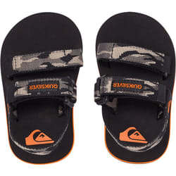 Quiksilver Infants Toddlers Monkey Caged Strappy Thongs Sandals Flip Flops - 3K UK, Camo/Black