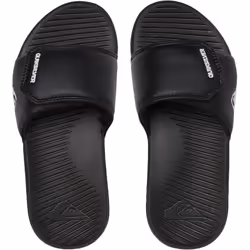 Quiksilver Boys Kids Bright Coast Adjustable Sandals Slides Flip Flops Sliders - 13K UK, Black
