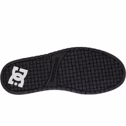 DC Shoes Mens Court Graffik Leather Low Top Skater Trainers Sneakers Shoes - 8.5 UK, White/Black