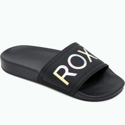 Roxy Girls Slippy Summer Beach Holiday Sandals Flip Flops Sliders - 10K UK, Black