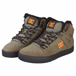 DC Shoes Pure High-top Wc Winter Mens Casual Trainers in Dusty Olive - 8 UK - Additional view 5