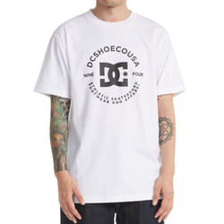 DC Shoes Mens DC Star Pilot Casual Short Sleeve Crew Neck Cotton T-Shirt Top Tee - S, White