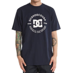 DC Shoes Mens DC Star Pilot Casual Short Sleeve Crew Neck Cotton T-Shirt Top Tee - S, Navy Blazer