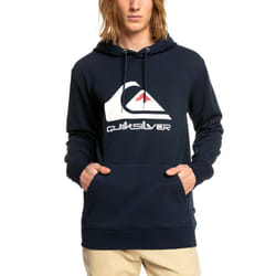 Quiksilver Mens Big Logo Casual Regular Fitting Pullover Hoodie - L, Navy
