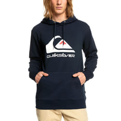 Quiksilver Mens Big Logo Casual Regular Fitting Pullover Hoodie - S, Navy