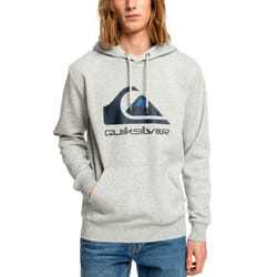 Quiksilver Mens Big Logo Casual Regular Fitting Pullover Hoodie - M, Grey