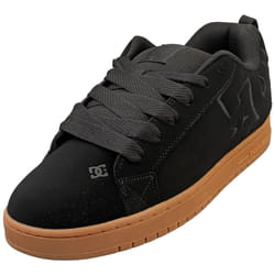 DC Shoes Court Graffik Mens Skate Trainers in Black Gum - 10