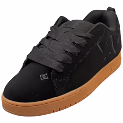 DC Shoes Court Graffik Mens Skate Trainers in Black Gum - 8