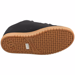 DC Shoes Court Graffik Mens Skate Trainers in Black Gum - 8