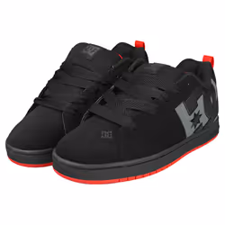 DC Shoes Court Graffik Sq Mens Skate Trainers in Black Grey - Size 9 UK - Additional view 5