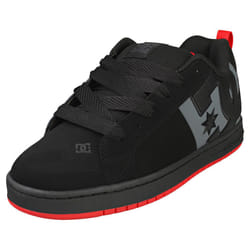 DC Shoes Court Graffik Sq Mens Skate Trainers in Black Grey - Size 10 UK