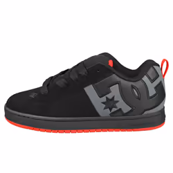 DC Shoes Court Graffik Sq Mens Skate Trainers in Black Grey - Size 10 UK