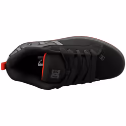 DC Shoes Court Graffik Sq Mens Skate Trainers in Black Red - 10.5 UK - Additional view 4